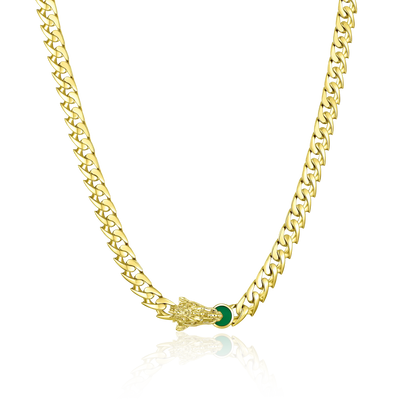 WONG Ⅱ Ridge Miami Cuban Curb Chain - 8mm