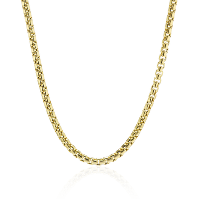 2.5mm Box Chain - Yellow Gold