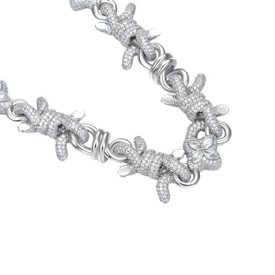 Barbed Clover Chain & Wallet Chain