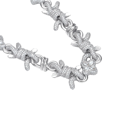 Barbed Clover Chain & Wallet Chain