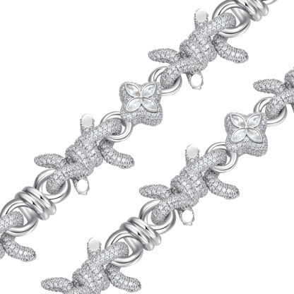 Barbed Clover Chain & Wallet Chain