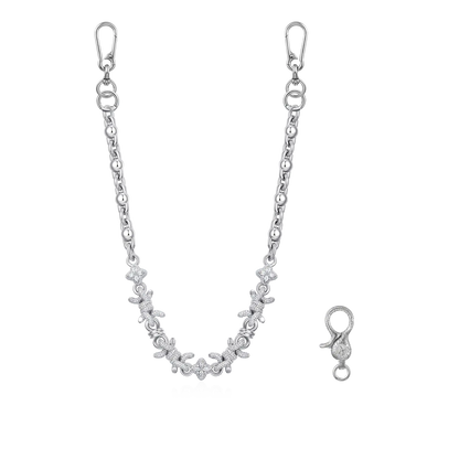 Barbed Clover Chain & Wallet Chain