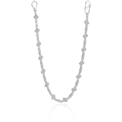 Moissanite Skull Dice Luxe Chain & Wallet Chain