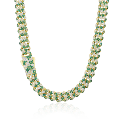 Iced Camouflage Cuban Chain - 12mm