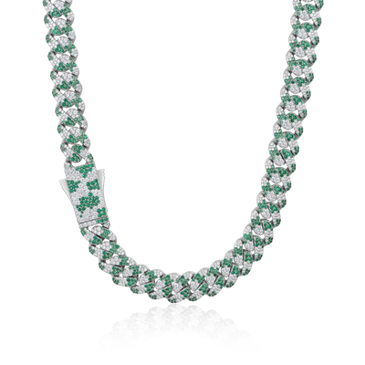 Iced Camouflage Cuban Chain - 12mm