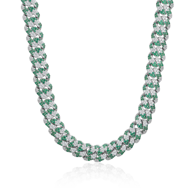 Iced Camouflage Cuban Chain - 12mm