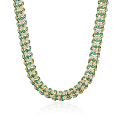 Iced Camouflage Cuban Chain - 12mm