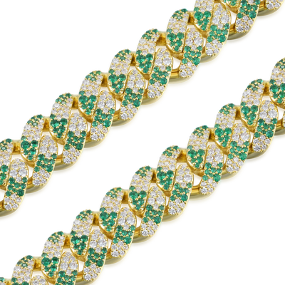 Iced Camouflage Cuban Chain - 12mm