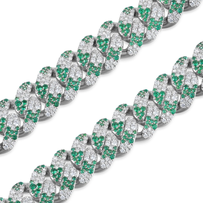 Iced Camouflage Cuban Chain - 12mm