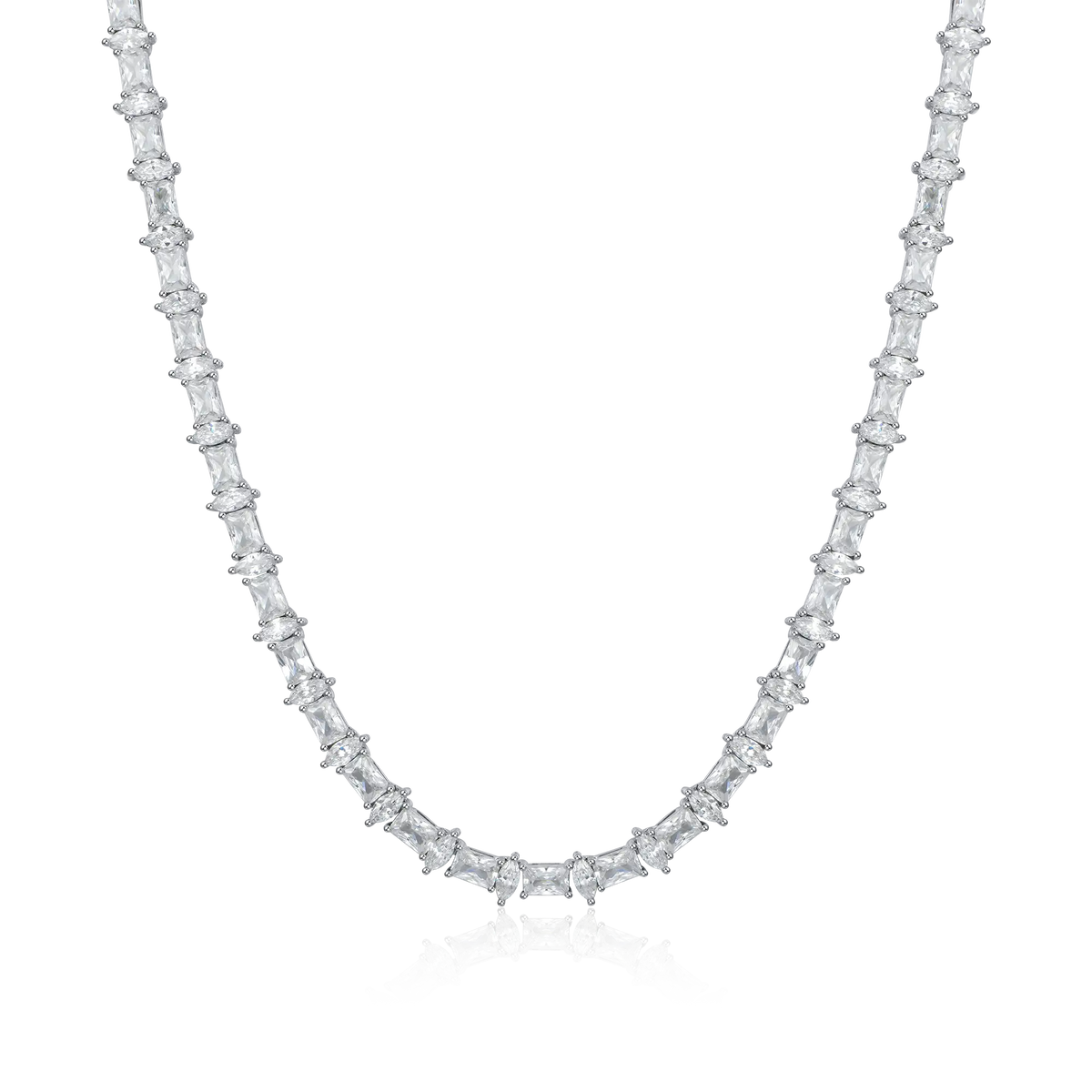6mm Refined Luster VVS Moissanite Tennis Chain - 2025 Latest Style