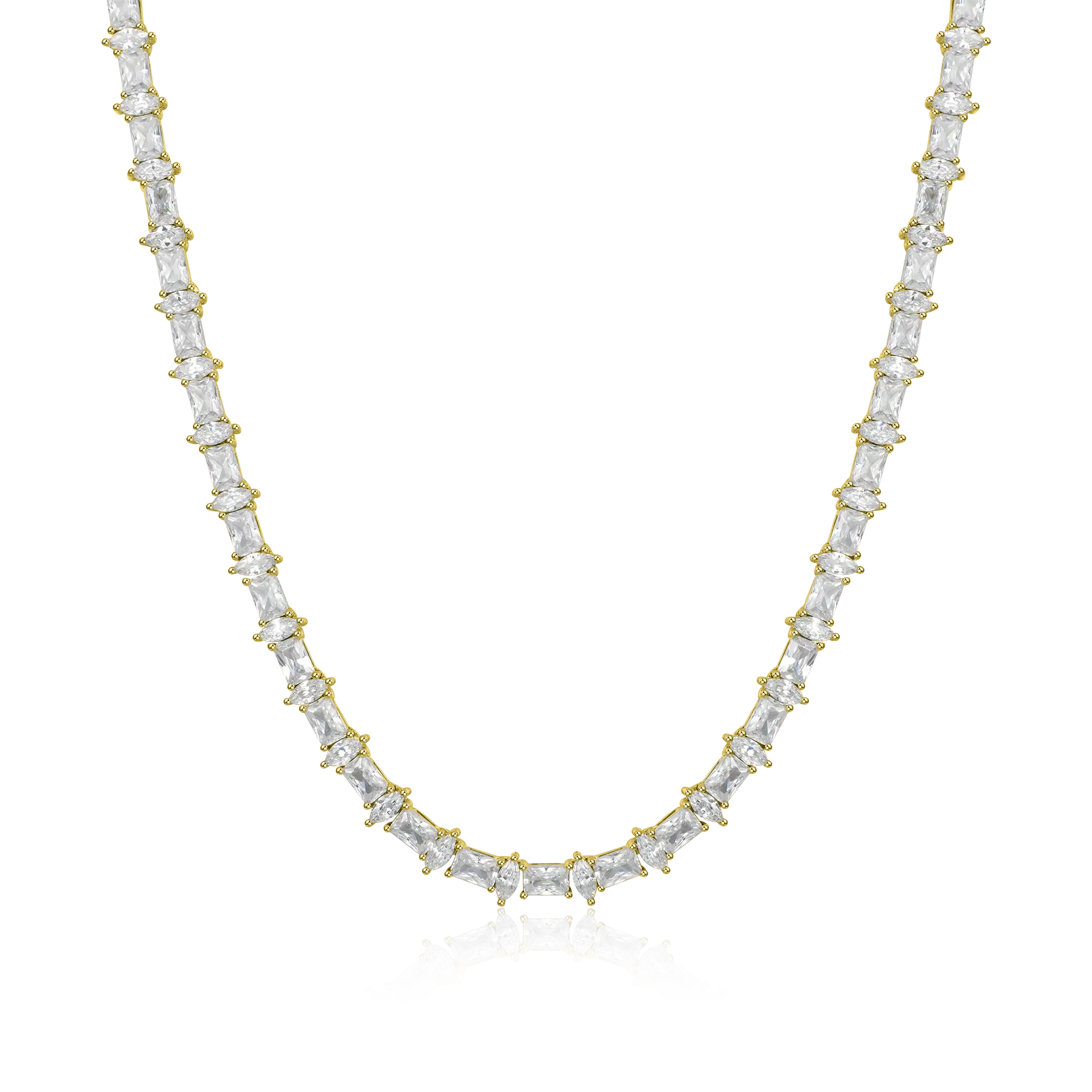 6mm Refined Luster VVS Moissanite Tennis Chain - 2025 Latest Style