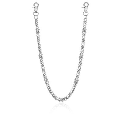 24" Thorned Cuban Wallet Chain
