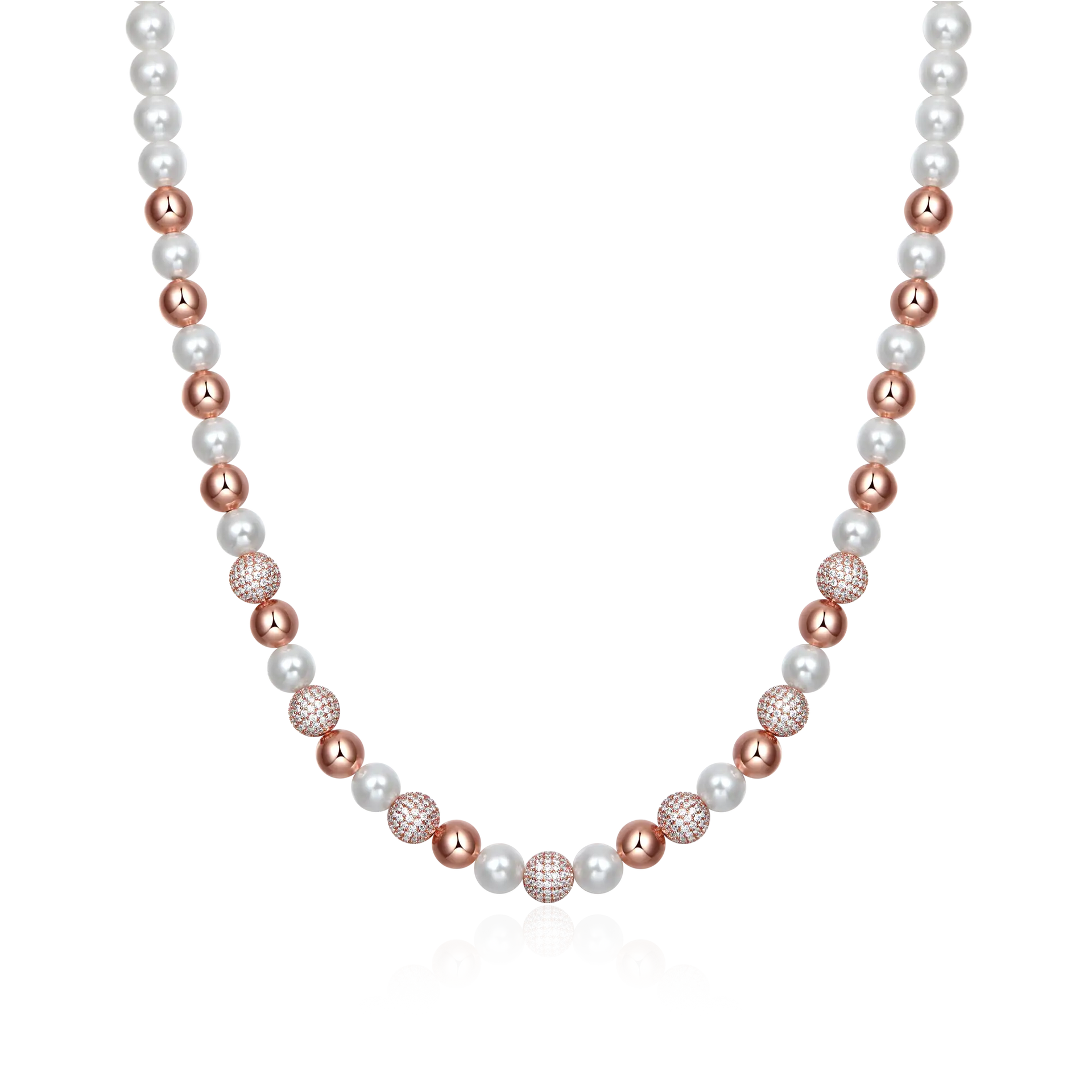 18K White Gold Trove Orbit Pearl Chain & Wallet Chain - Pants
