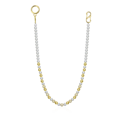 Trove Orbit Pearl Wallet Chain - 8mm