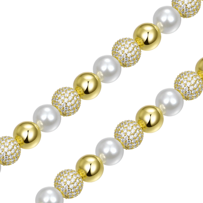 Trove Orbit Pearl Wallet Chain - 8mm