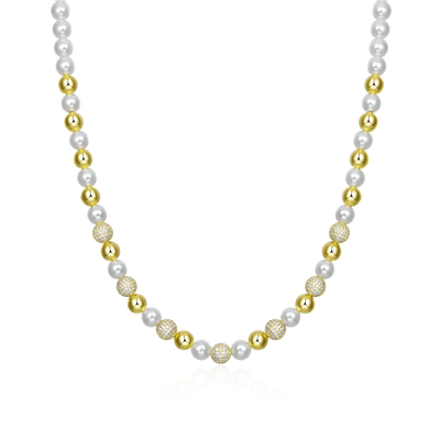 Trove Orbit Pearl Wallet Chain - 8mm
