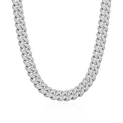 Round Cut Cuban Link Chain - 12mm