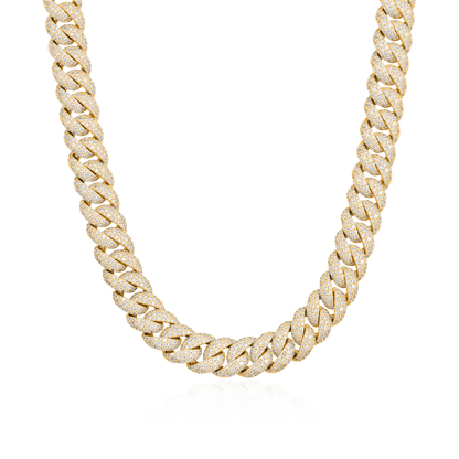 Round Cut Cuban Link Chain - 12mm