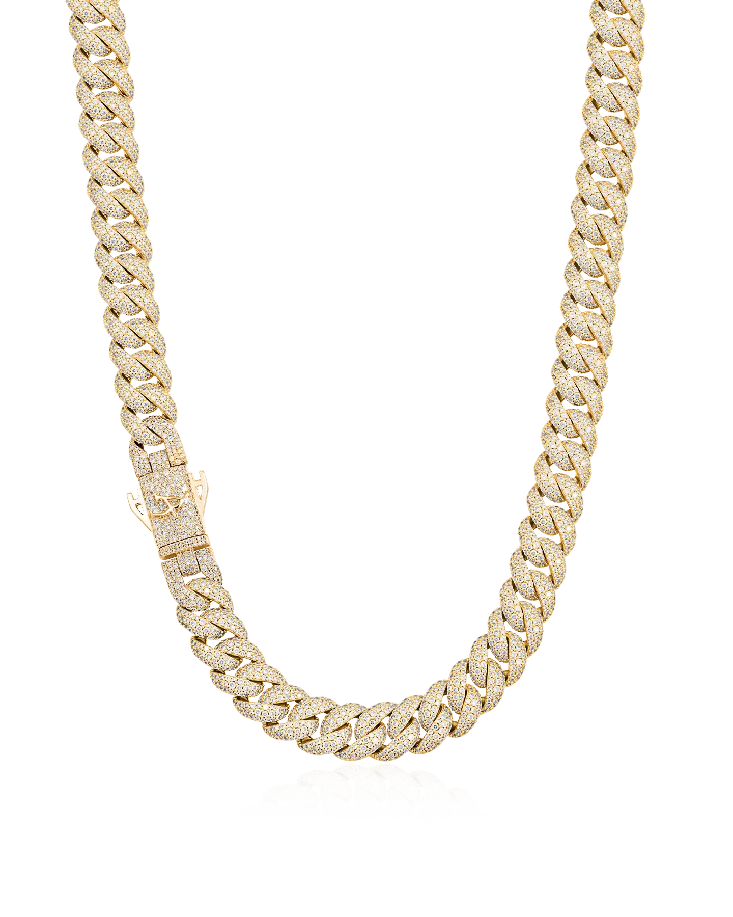 Round Cut Cuban Link Chain - 12mm