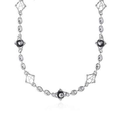 ★cozing★ Star Chain wallet_white 18K White Gold Stellar Allure Chain & Wallet Chain - Pants