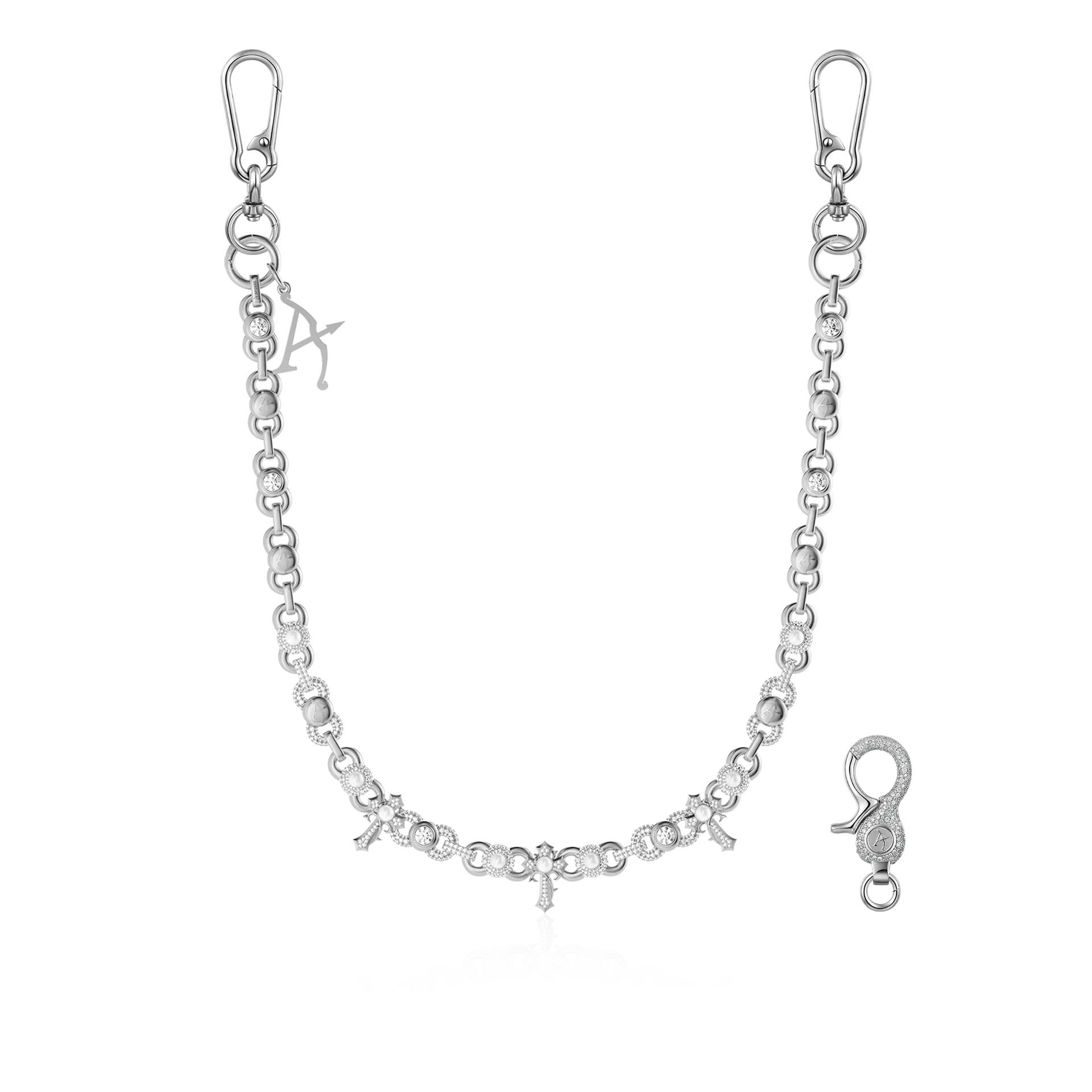 小物 10waycombination necklace & wallet chain 10way combination necklace ＆wallet chain 10way combination