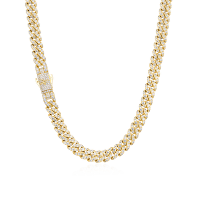 Round Cut Cuban Link Chain - 8mm