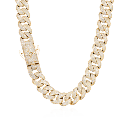 Round Cut Cuban Link Chain - 19mm