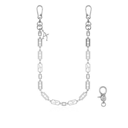 Moissanite Sharp Razor Wallet Chain