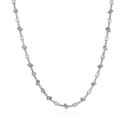 18K White Gold Icon Dice Wallet Chainn - Pants Chain|Key