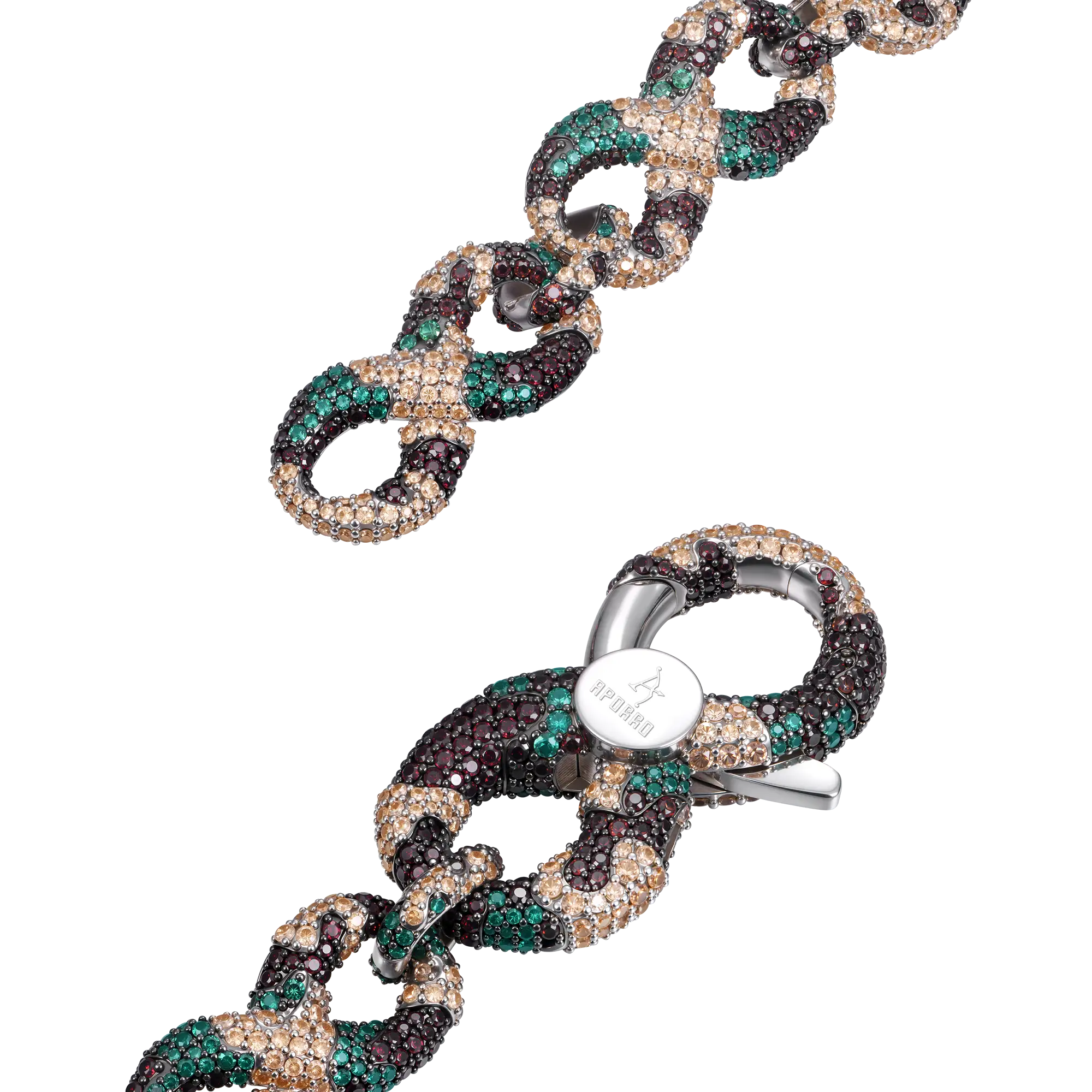 Infinity OG Camo Iced Link Necklace & Wallet Chain