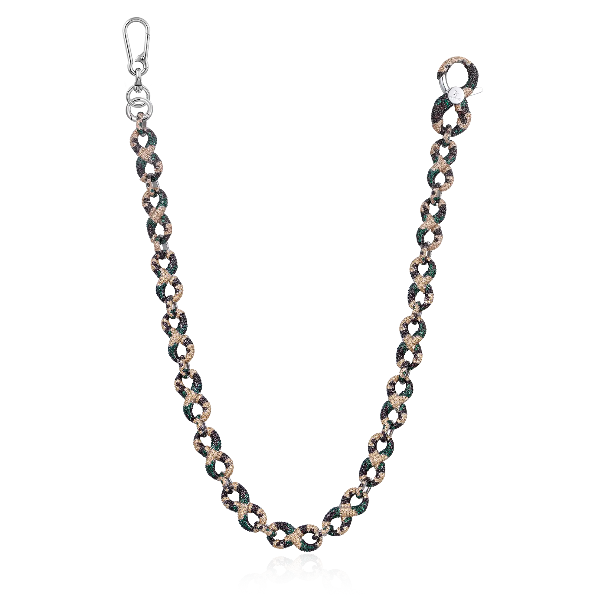 Infinity OG Camo Iced Link Necklace & Wallet Chain