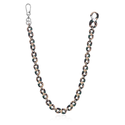 Infinity OG Camo Iced Link Necklace & Wallet Chain