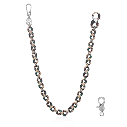 Infinity OG Camo Iced Link Necklace & Wallet Chain
