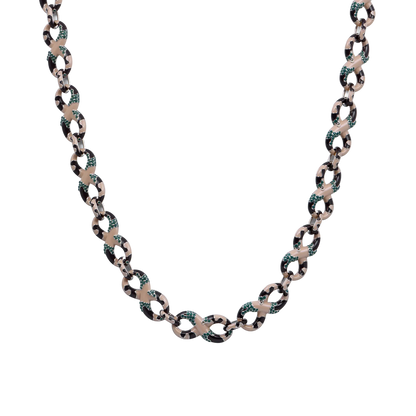 Infinity OG Camo Enamel Link Necklace & Wallet Chain