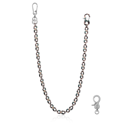 Infinity OG Camo Enamel Link Necklace & Wallet Chain