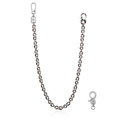 Infinity OG Camo Enamel Link Necklace & Wallet Chain