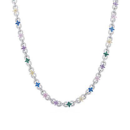 Infinity Four-Leaf Clover Chain