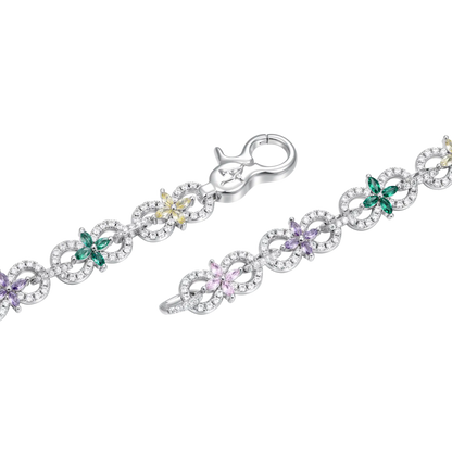 Infinity Four-Leaf Clover Chain