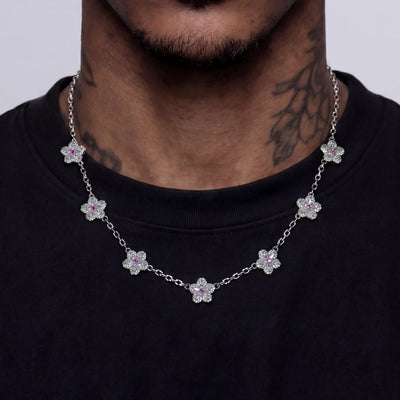 Sparkling Cherry Blossom Necklace