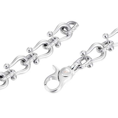 Horseshoe Fortune Crypto Necklace