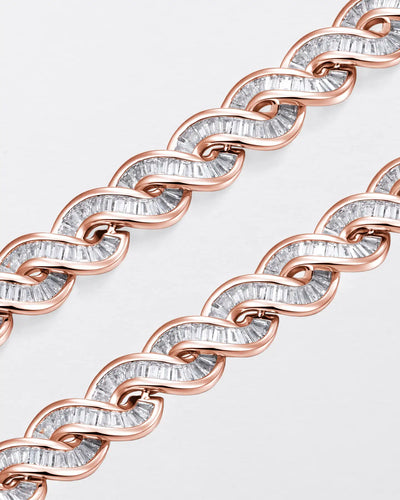 Moissanite APORRO DNA Chain - 8mm
