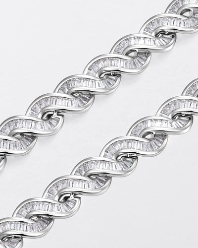 Moissanite APORRO DNA Chain - 8mm