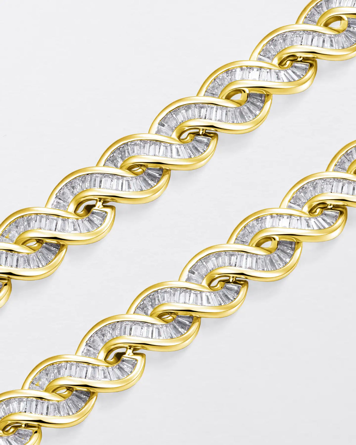 Moissanite APORRO DNA Chain - 8mm