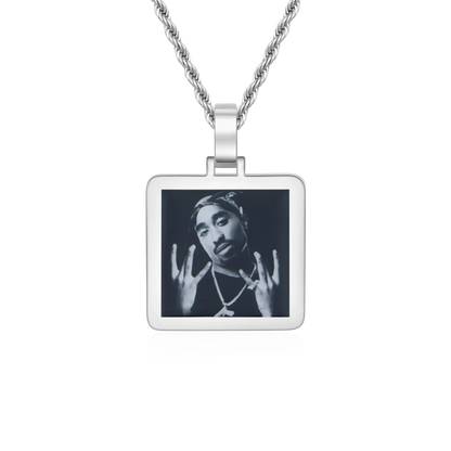 Custom Axis Square Frame Pendant