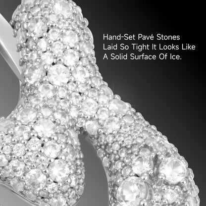 Custom Bubble Font Pendant - 30mm