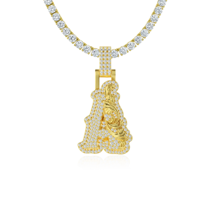 Custom Scroll Script Pendant