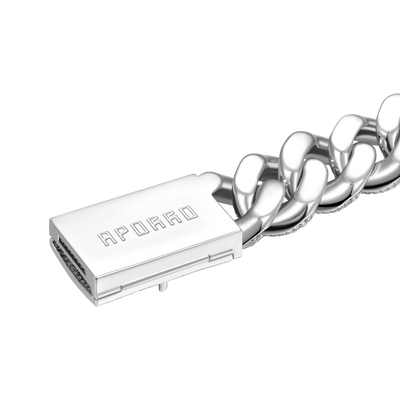 Custom 19mm 4-Row Gems Iced Cuban Link Chain