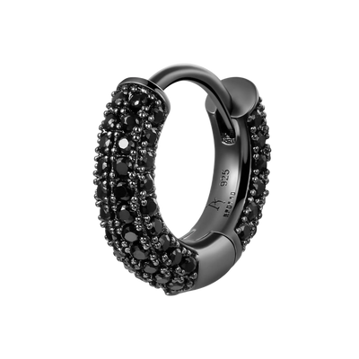 S925 Circle Hoop Earrings - Pair