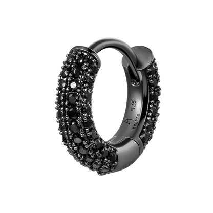 S925 Circle Hoop Earrings - Pair