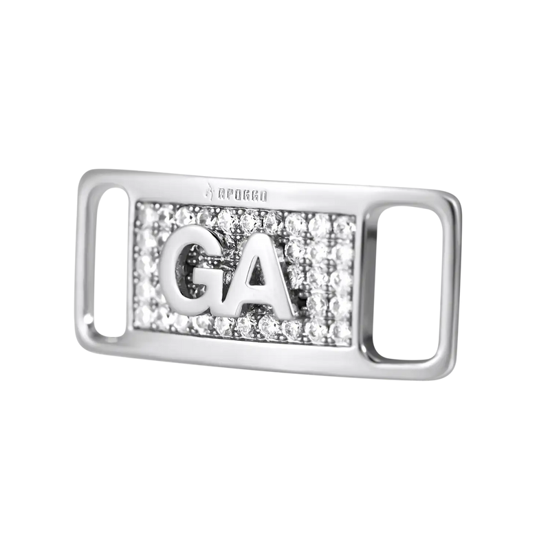 Iced Out Georgia "GA" Lace Lock - APORRO